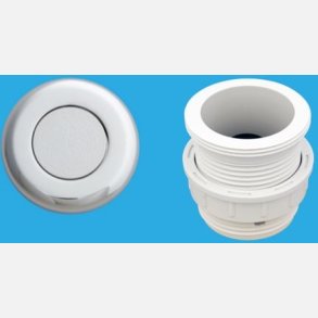 Airknap pneumatisk krom - hul 37